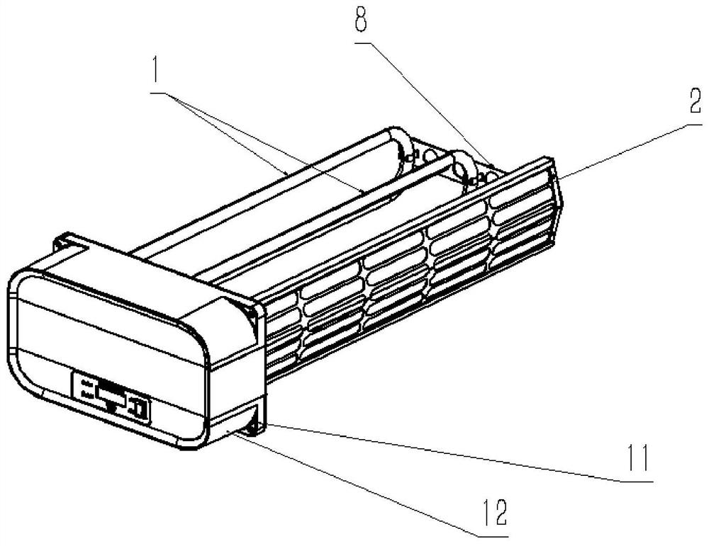 Ultraviolet disinfection device and disinfection method for ventilating duct