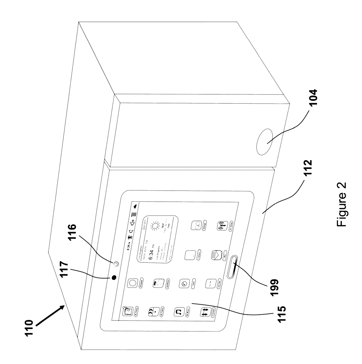 INTEGRATED OVEN with a TABLET COMPUTER/FLAT PANEL DISPLAY