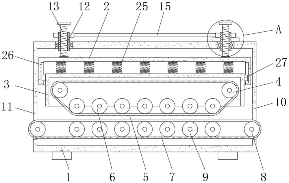 An easy-to-operate tab flattening device for lithium-ion battery production