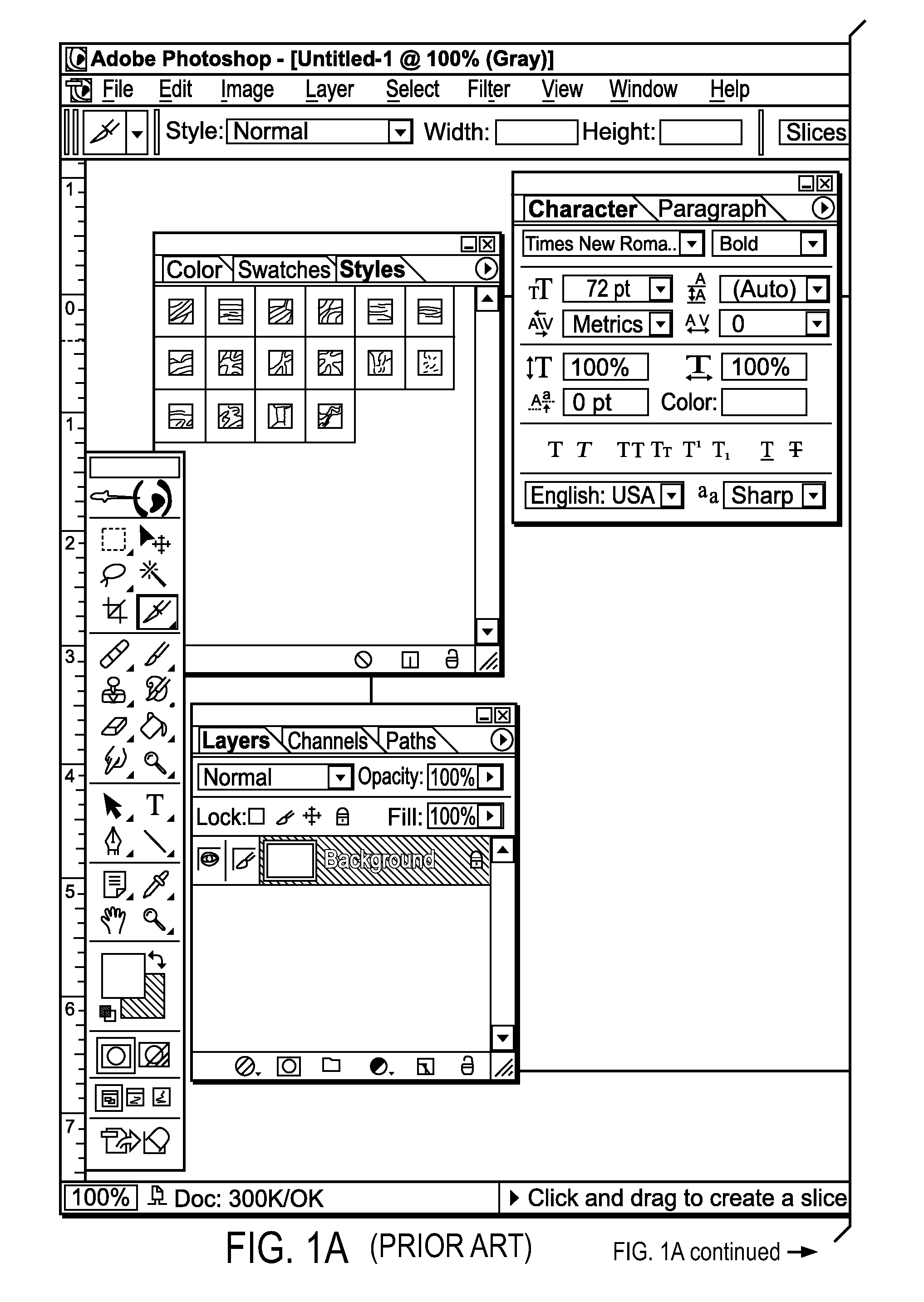 Management of multiple window panels with a graphical user interface