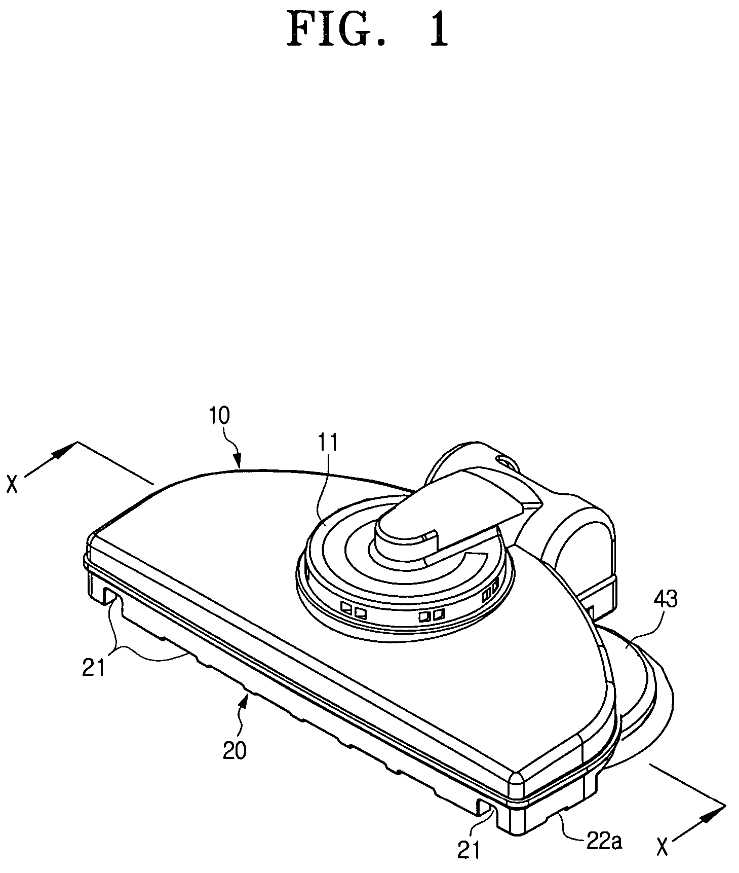 Floorcloth attached suction brush for vacuum cleaner