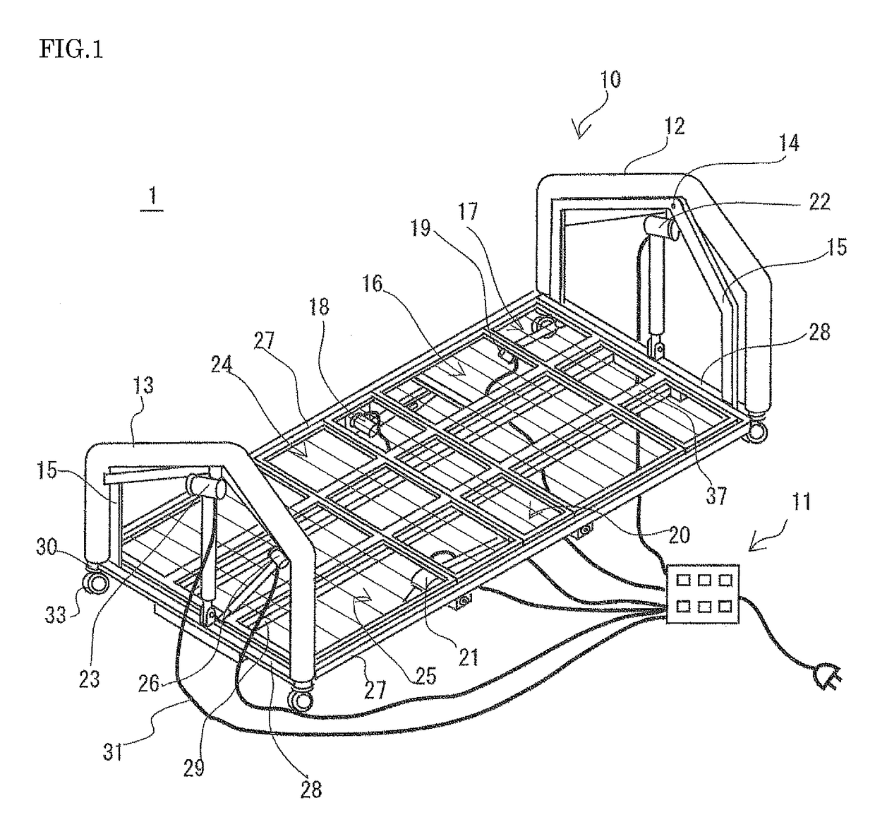 Sleeping position-controlling bed system