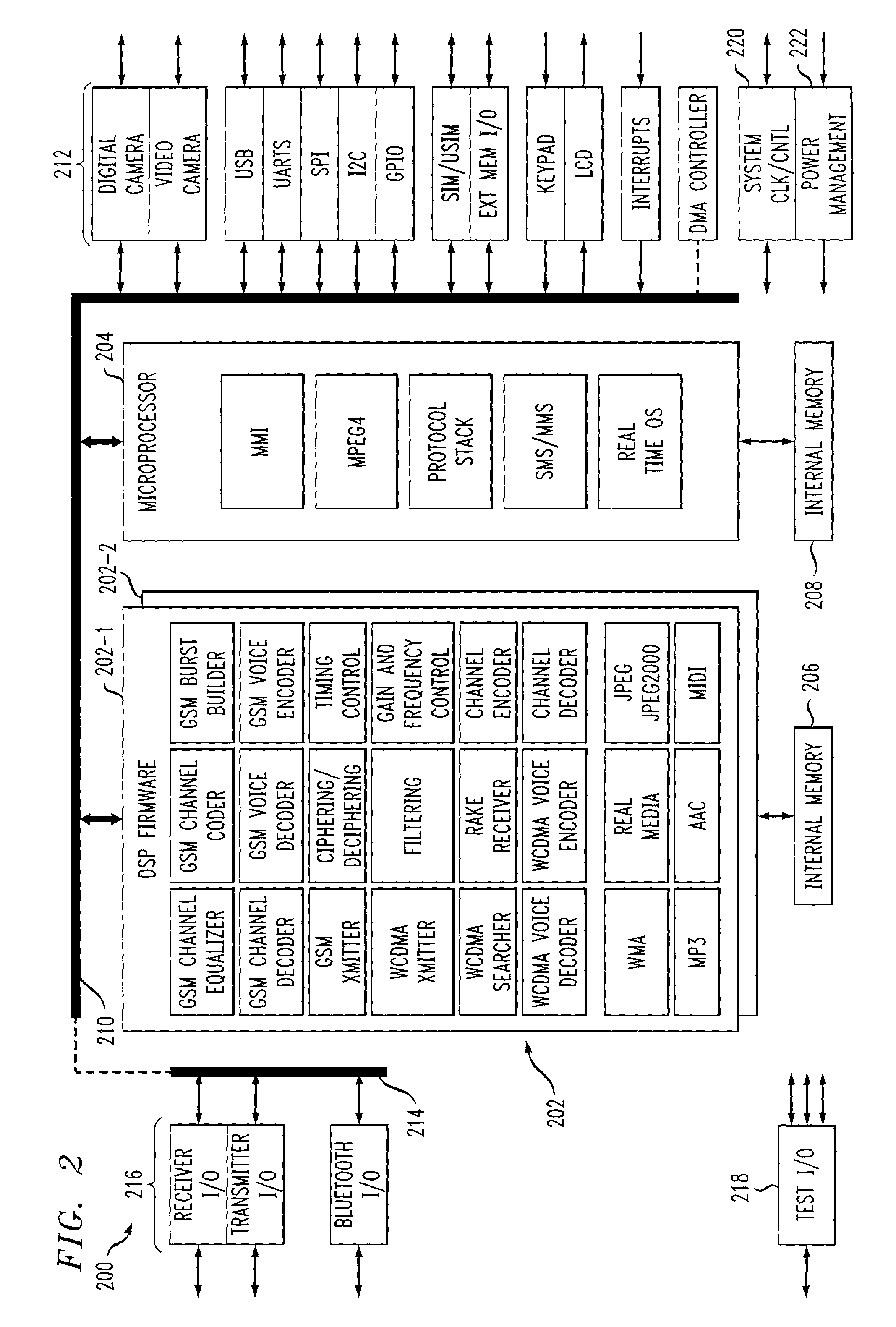 Multithreaded processor with efficient processing for convergence device applications