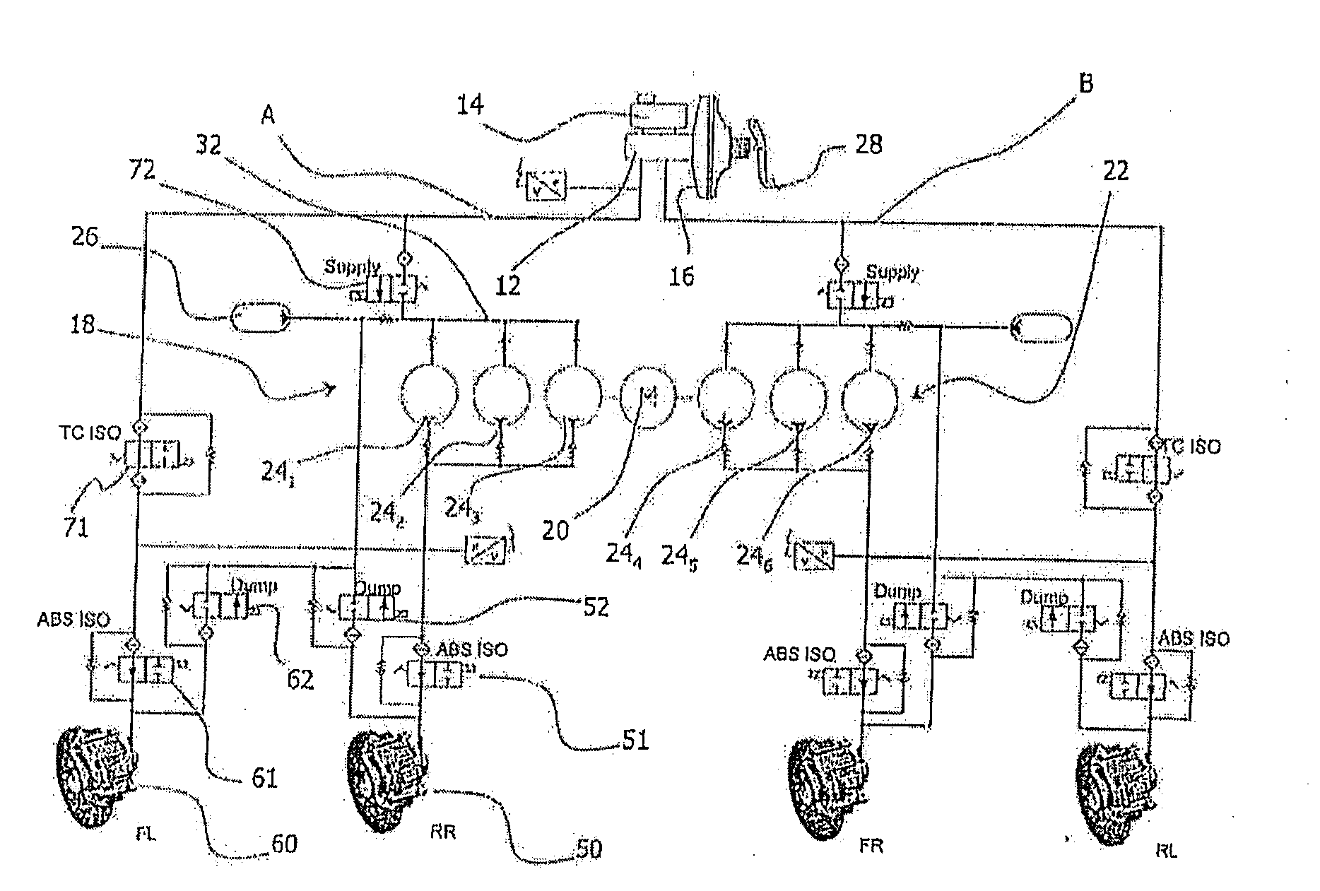 Pressure Generator of a Hydraulic Vehicle Brake System and Operating Method for This