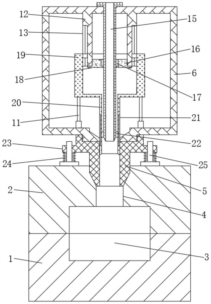 Feeding structure of high strength ceramic injection molding device