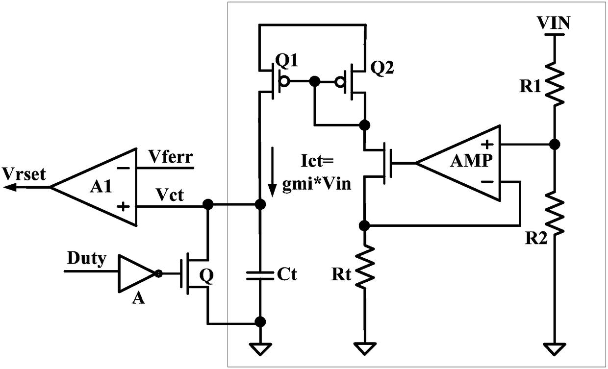 BUCK Converter and frequency locking control circuit thereof