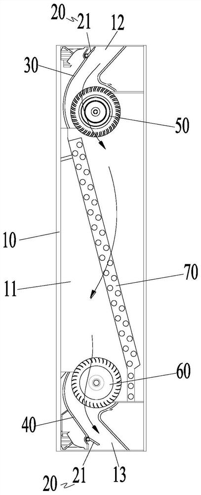 Indoor unit and air conditioner with same