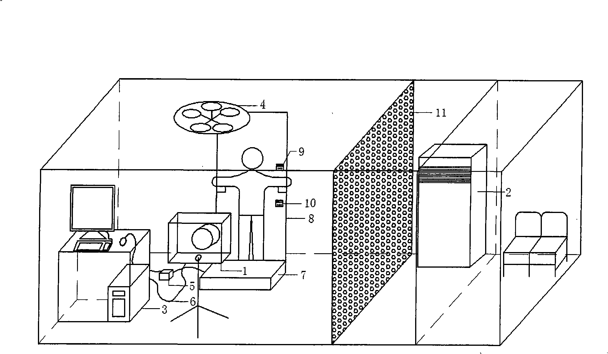 Method and system for performing infrared chart imaging to the target surface