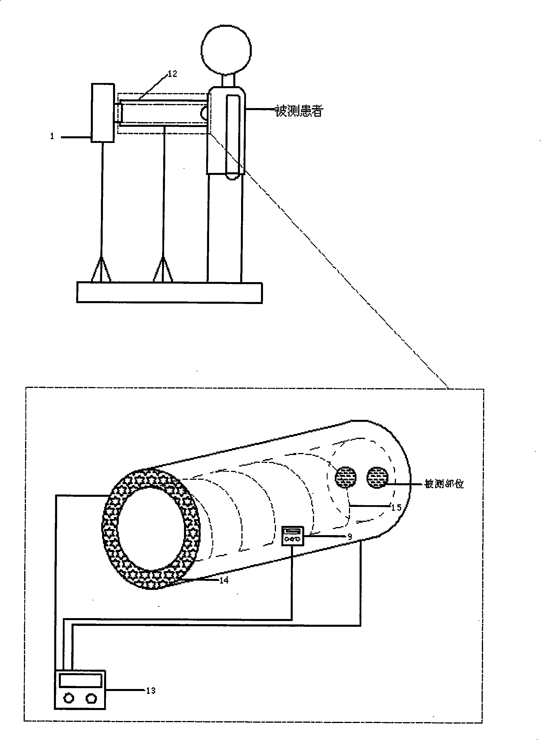 Method and system for performing infrared chart imaging to the target surface