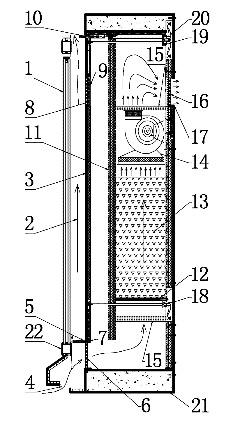 Energy-saving environmental-friendly multifunctional respirable wall