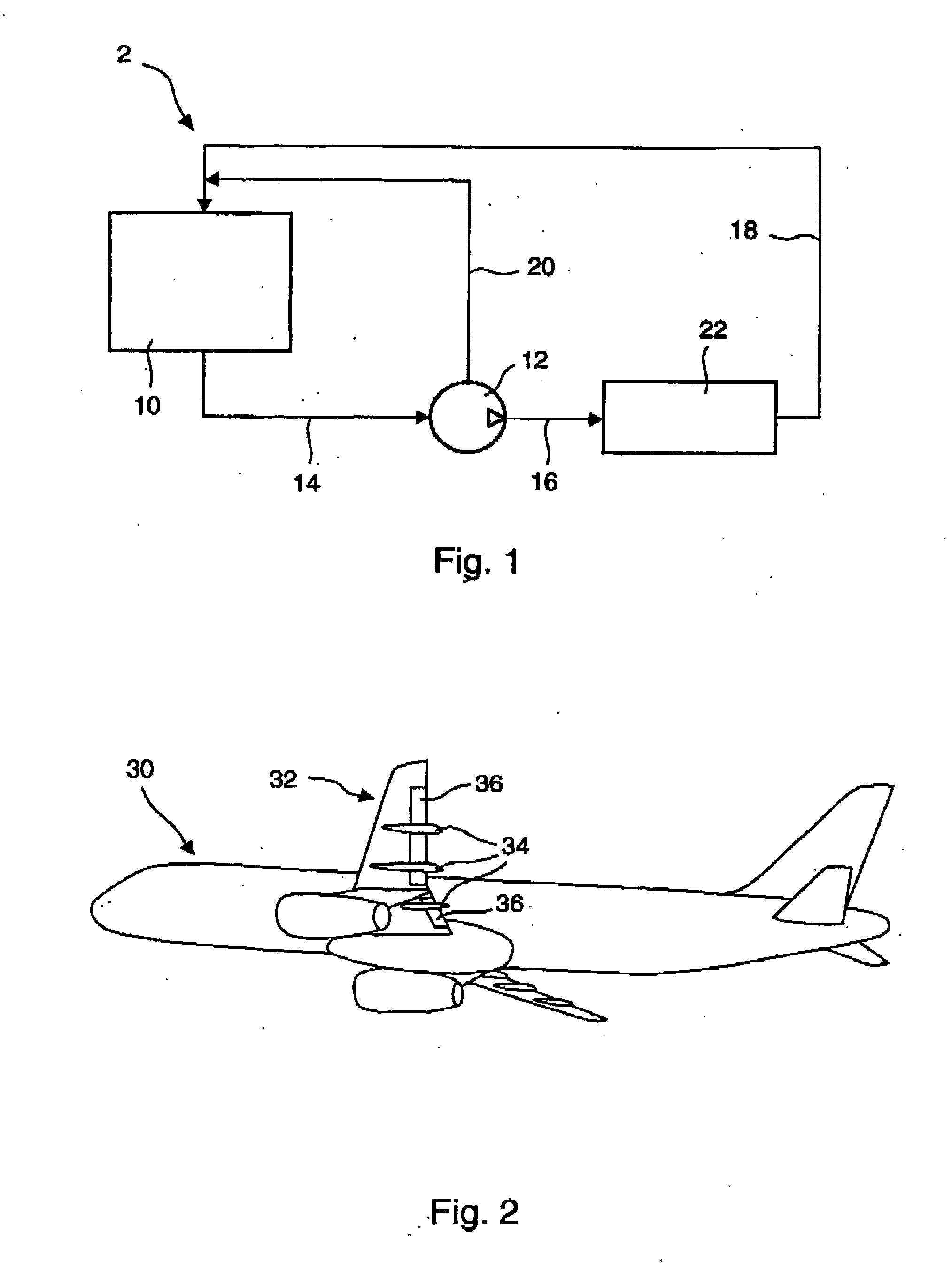 Aircraft fluid cooling system and aircraft provided with said system