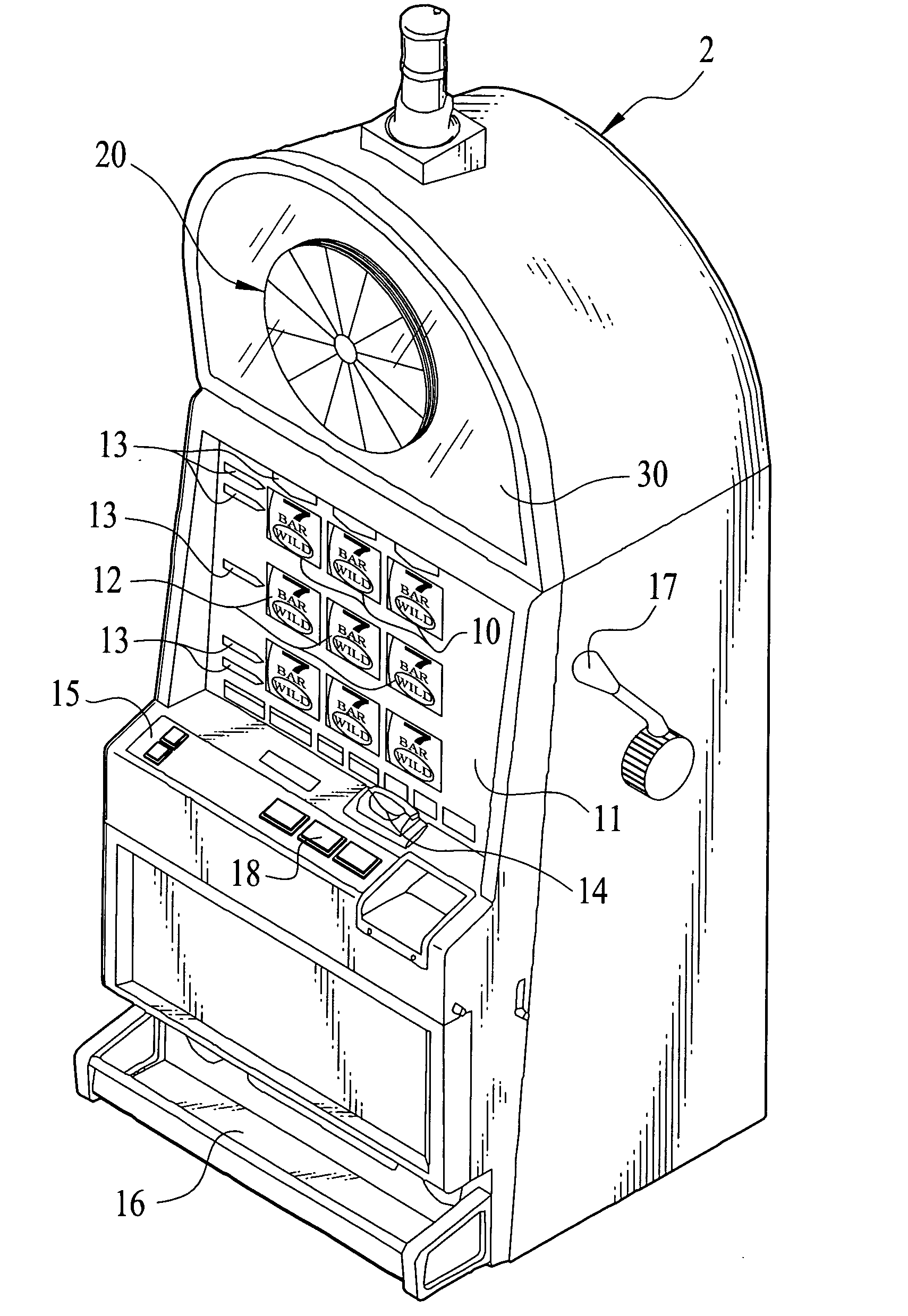 Symbol display device for game machine