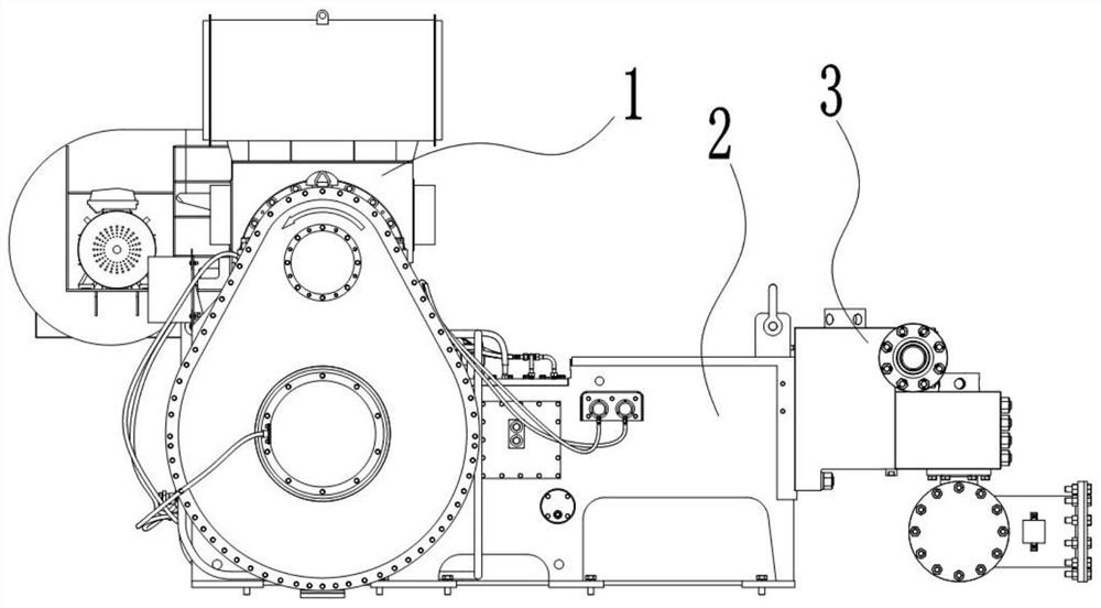 High-power five-cylinder drilling pump, drilling pump set, solid control system and drilling machine