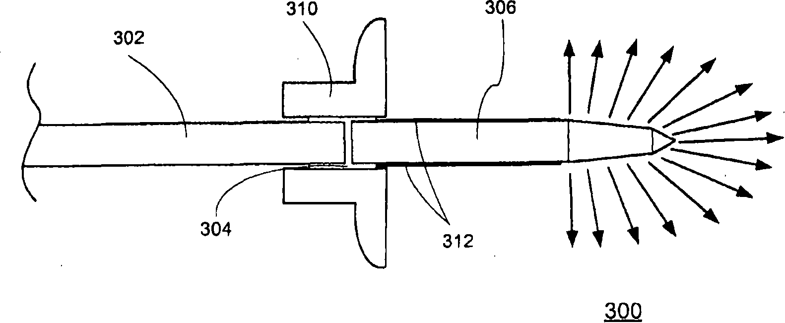 Thermally robust illuminator probe tip