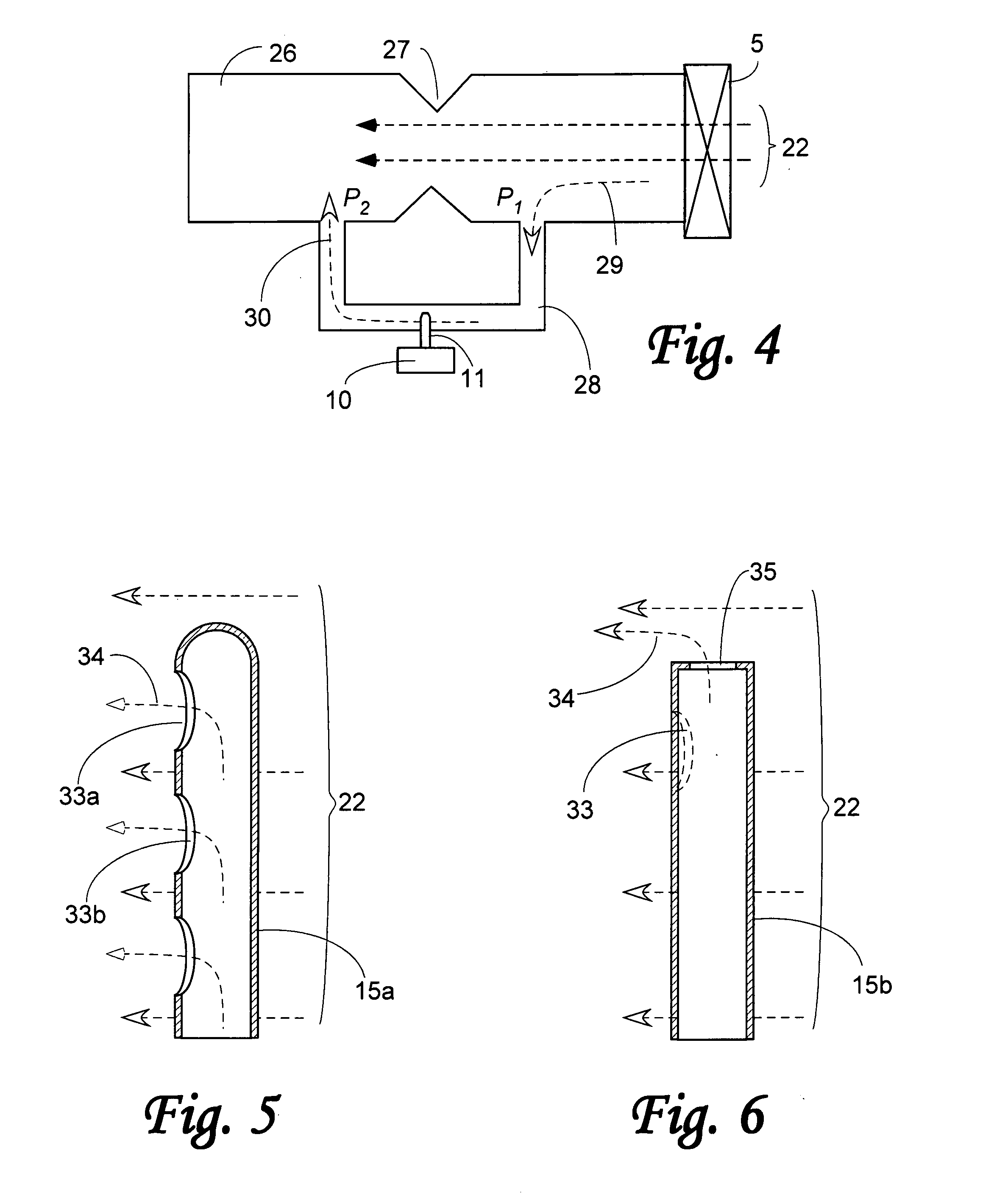 Detector of low levels of gas pressure and flow