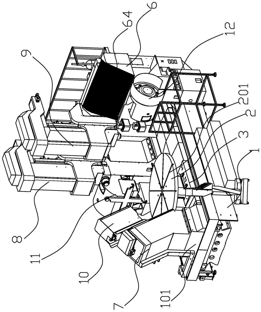 Compound numerically-controlled gantry machine