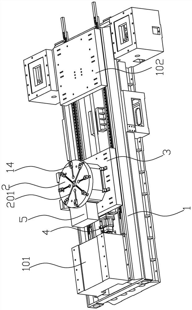 Compound numerically-controlled gantry machine