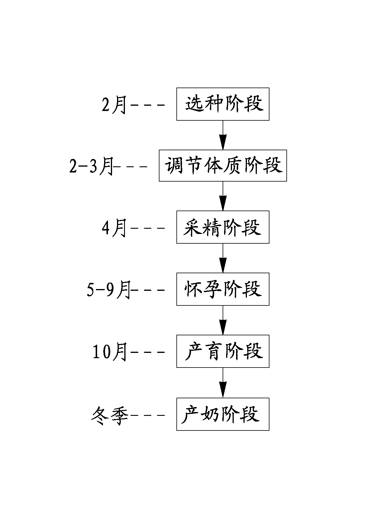 Cultivation technique method for improving milk producing ability of milk goat in winter and feed formula