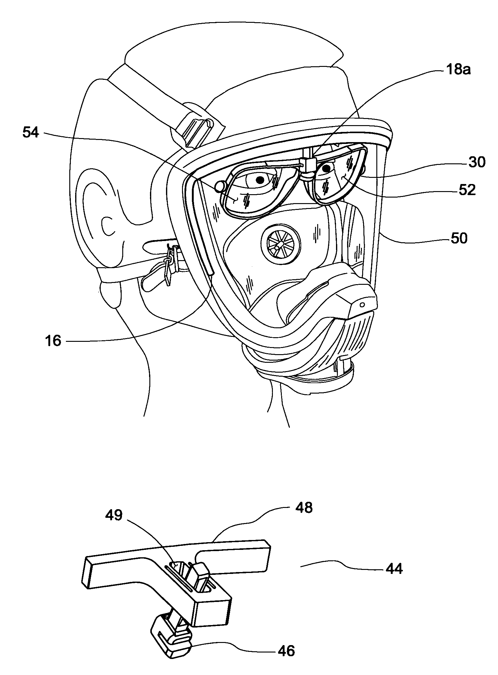 Adjustable spectacle kit