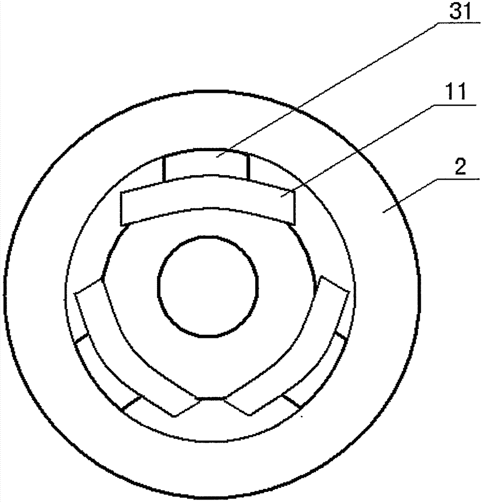 Rotary magnetic field mechanism-adopted high-voltage transformer with variable phase number