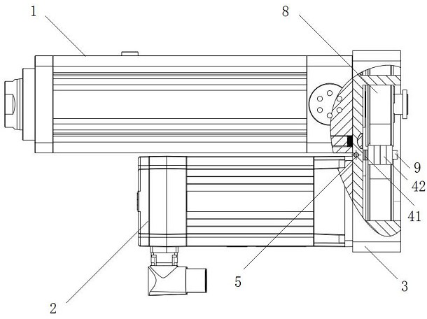 Rapid tensioning mechanism for synchronous belt wheel