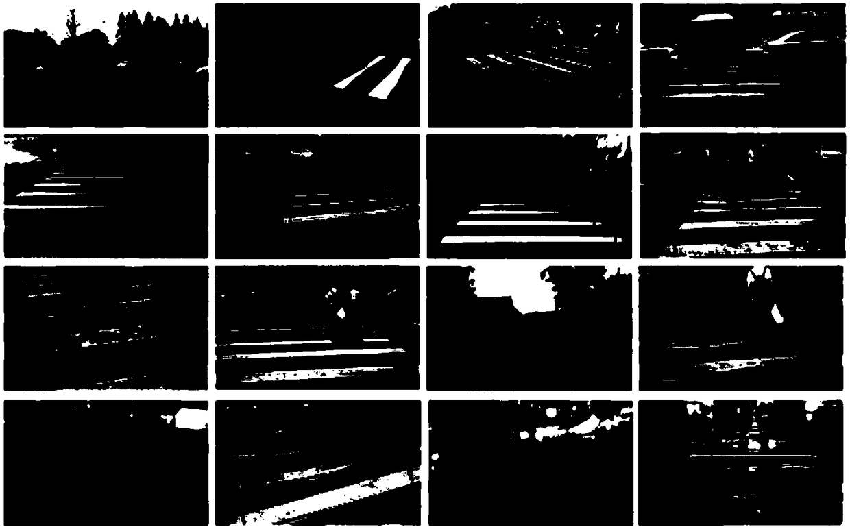 Method for detecting zebra-crossing-type pedestrian crossing