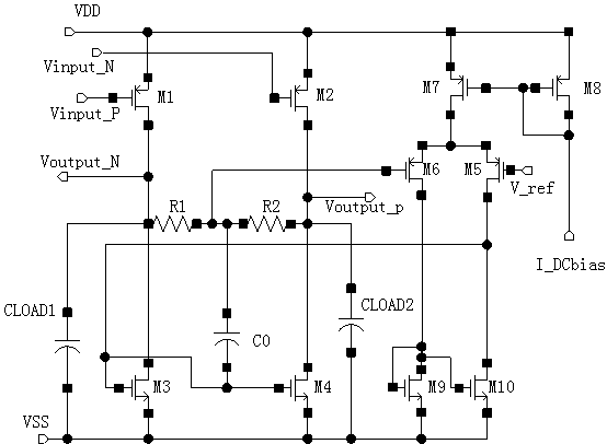 A High Gain Common Mode Feedback Loop Applied to High Impedance Current Source Load Differential Mode Amplifying Circuit