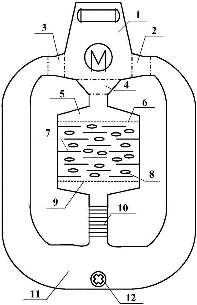 Chemical oxygenemergency self-rescue breathing device