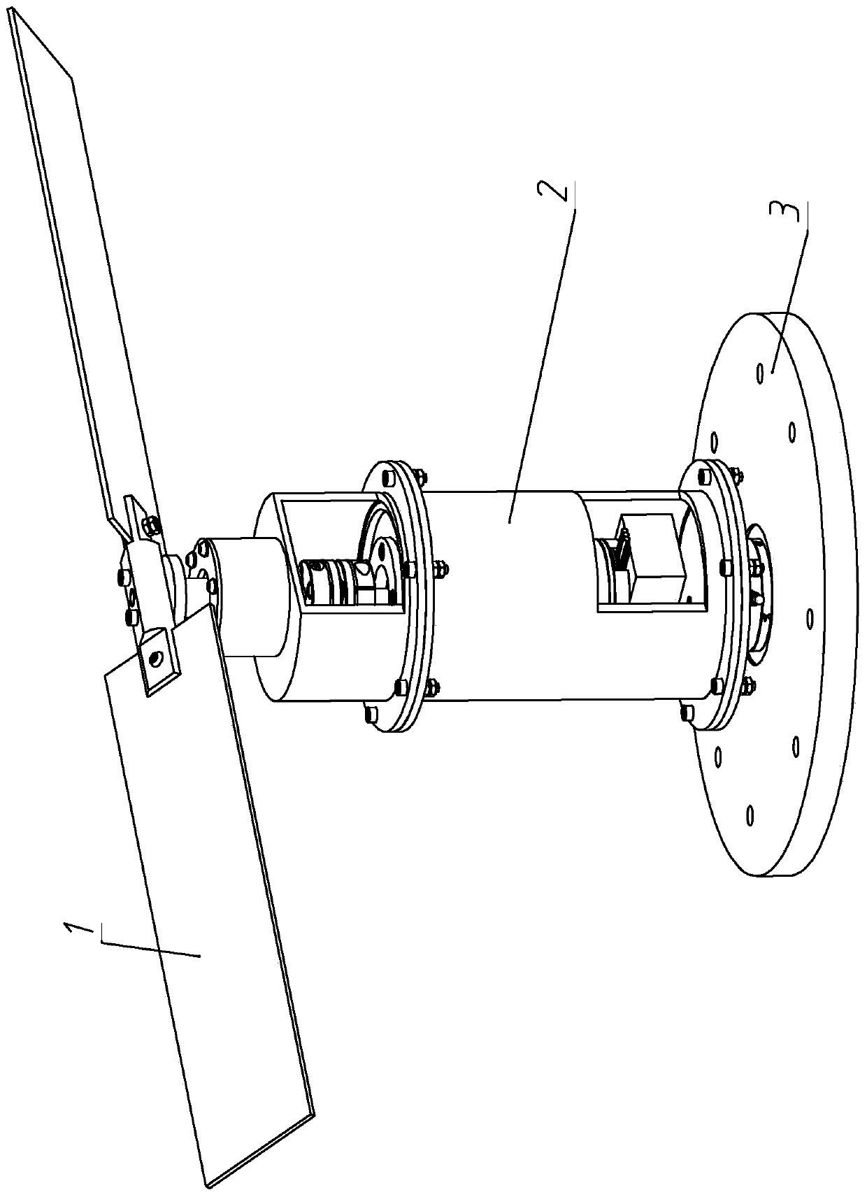 Upright Mars aircraft single rotor system lift-drag characteristic measuring device