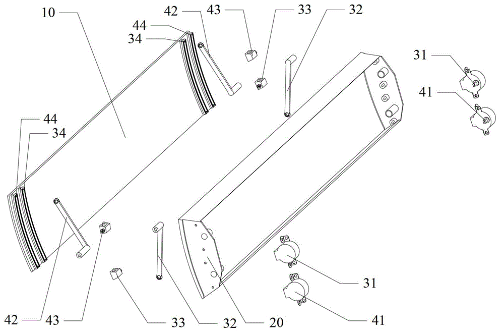 Air guide plate mechanism of air conditioner and air conditioner