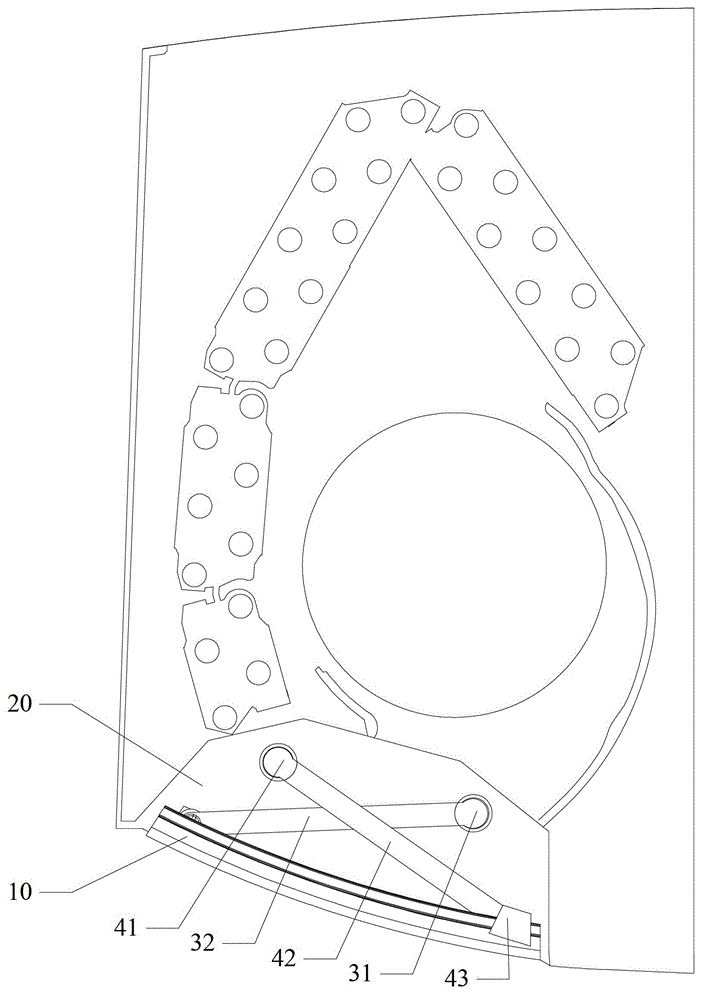 Air guide plate mechanism of air conditioner and air conditioner