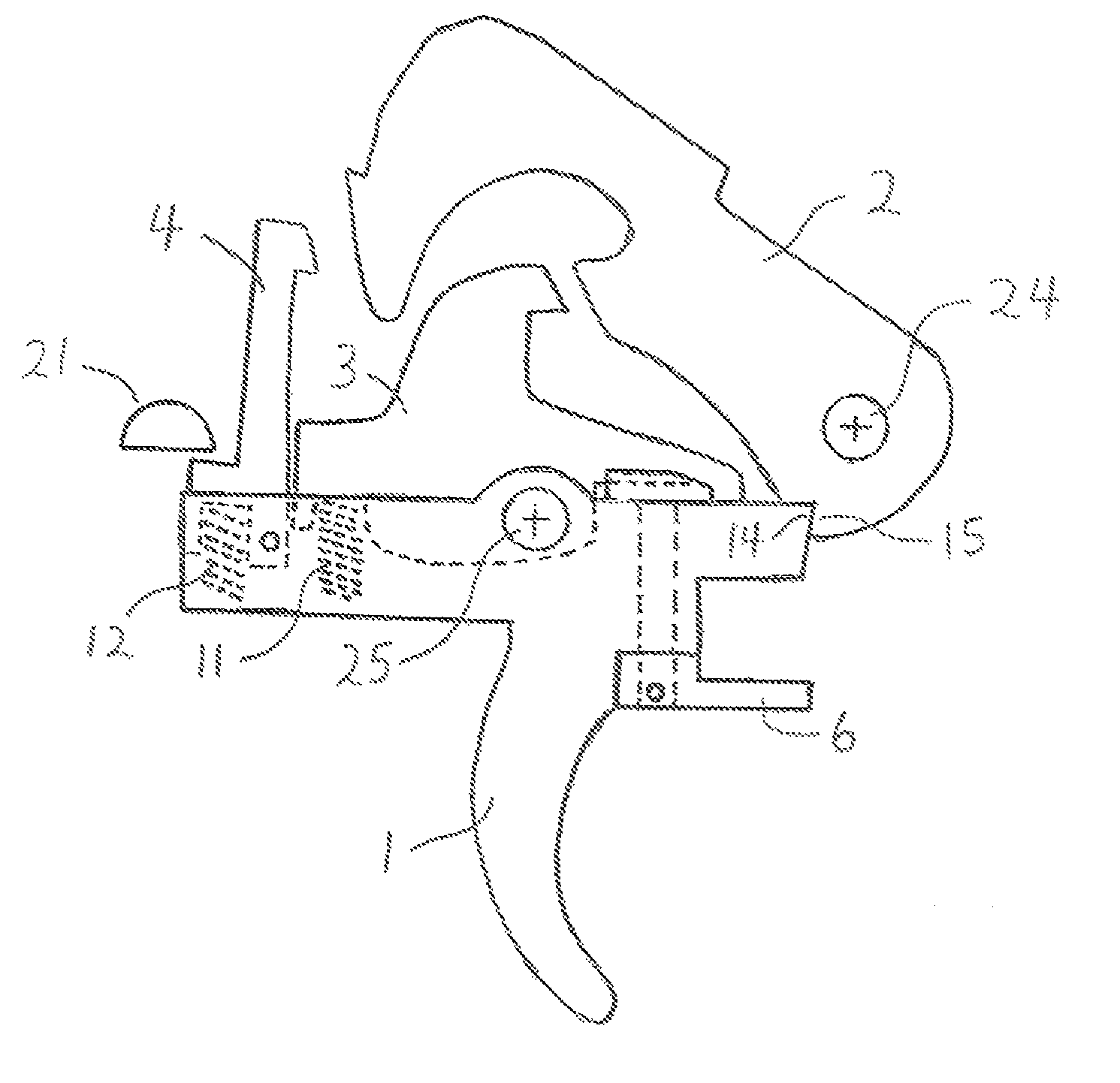 Selectable dual mode trigger for semiautomatic firearms