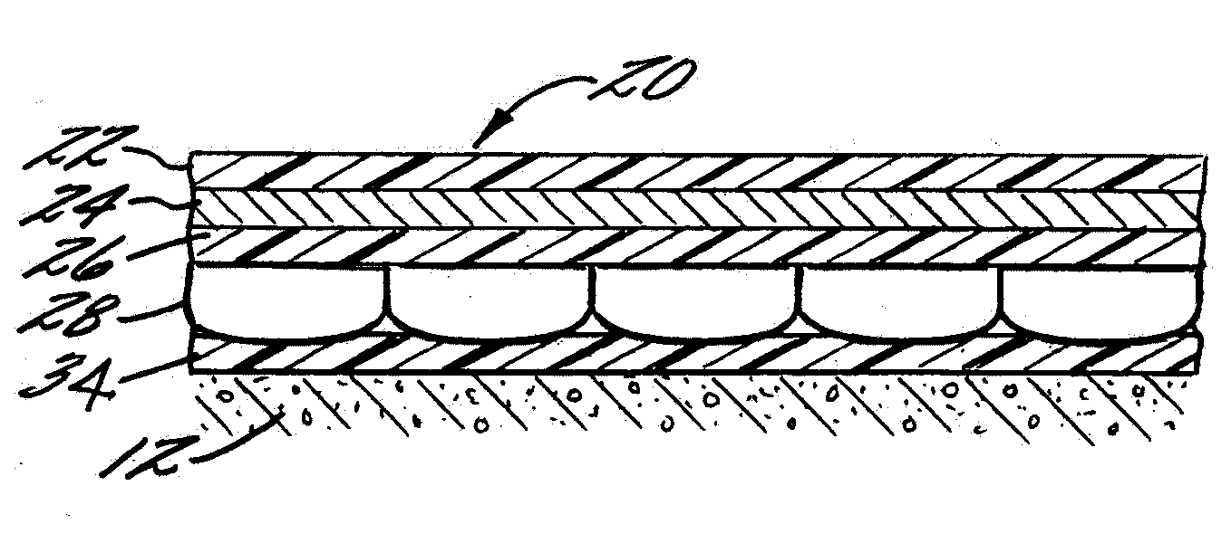 Multi-layer conductive/insulation pad