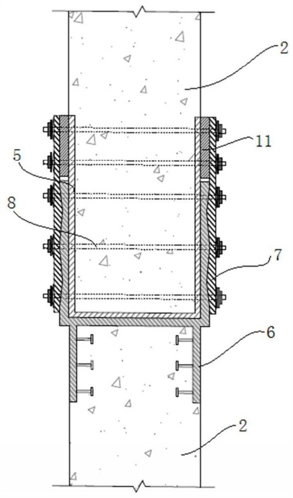 Micro-prestressed self-resetting wall with self-resetting variable friction damper and its construction method