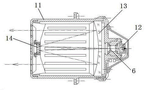 Panorama sighting instrument tracking precision detection device and detection method thereof