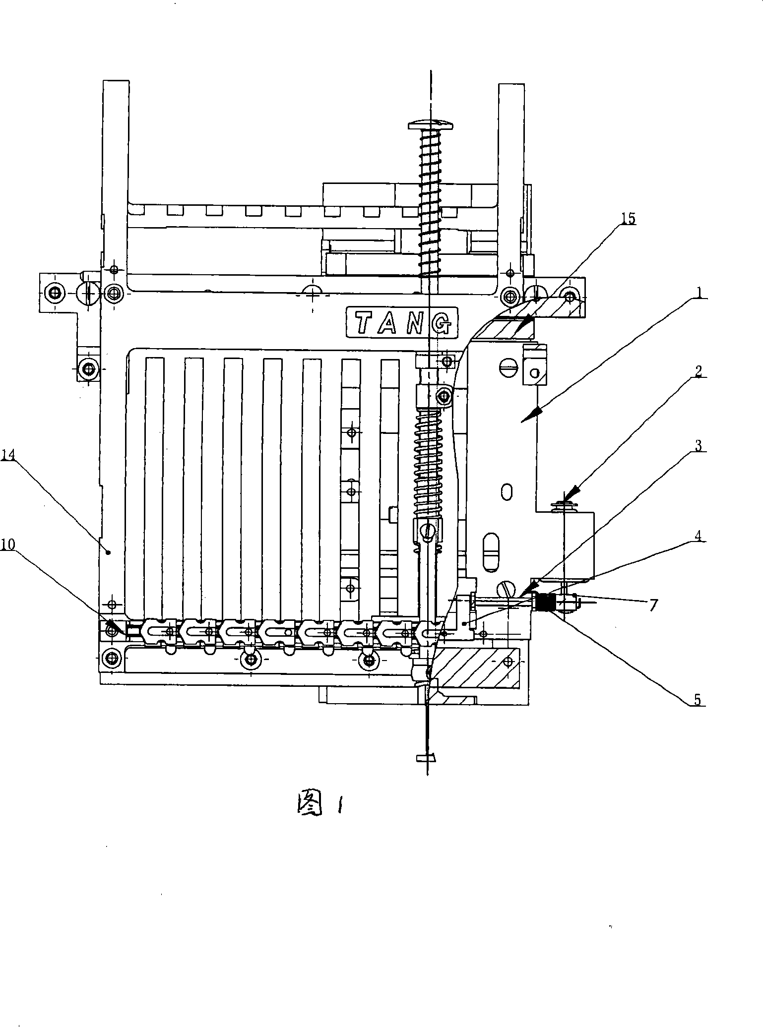 Top thread gripper mechanism used for embroidery machine