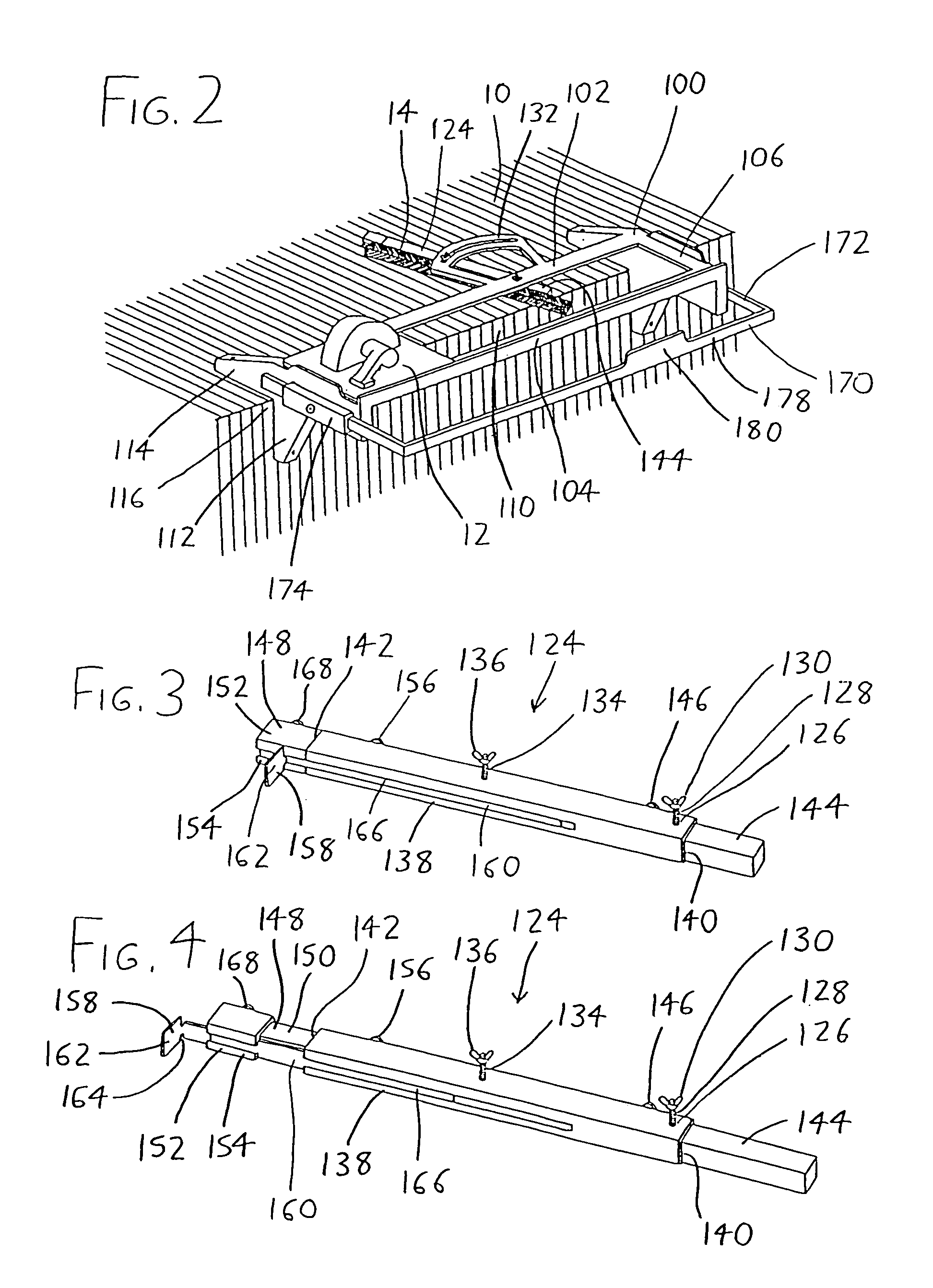 Work surface guide for power tools