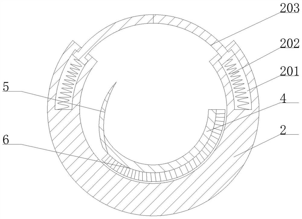 Deburring device for Chinese chestnut processing