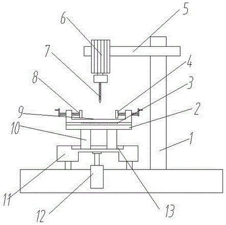 Adjustable timber drilling device