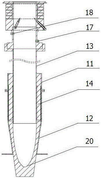 Interface coupling system between accelerator and windowless spallation target and liquid level stabilization method