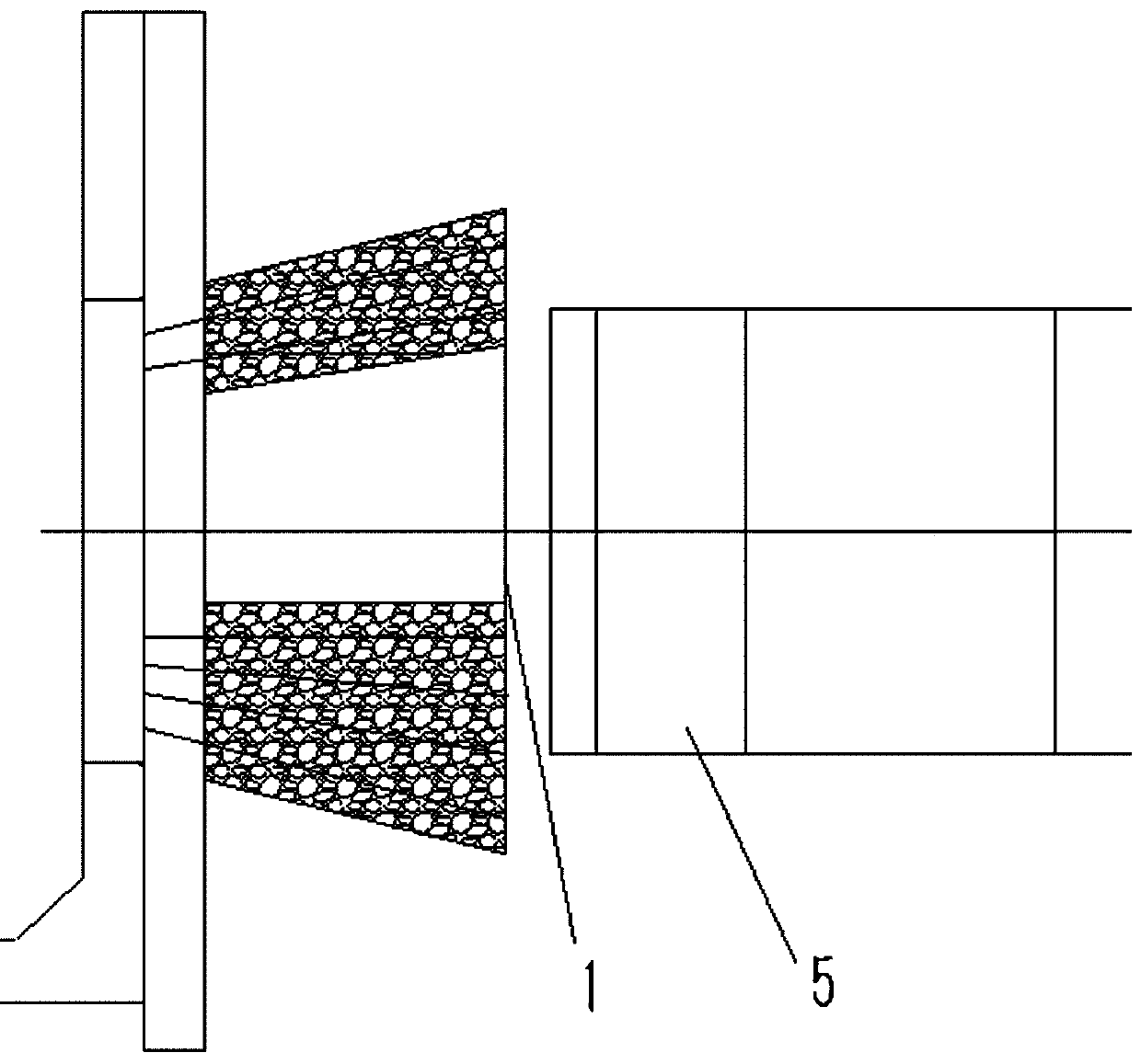 Comprehensive receiving construction method of shield steel sleeve under complex environment