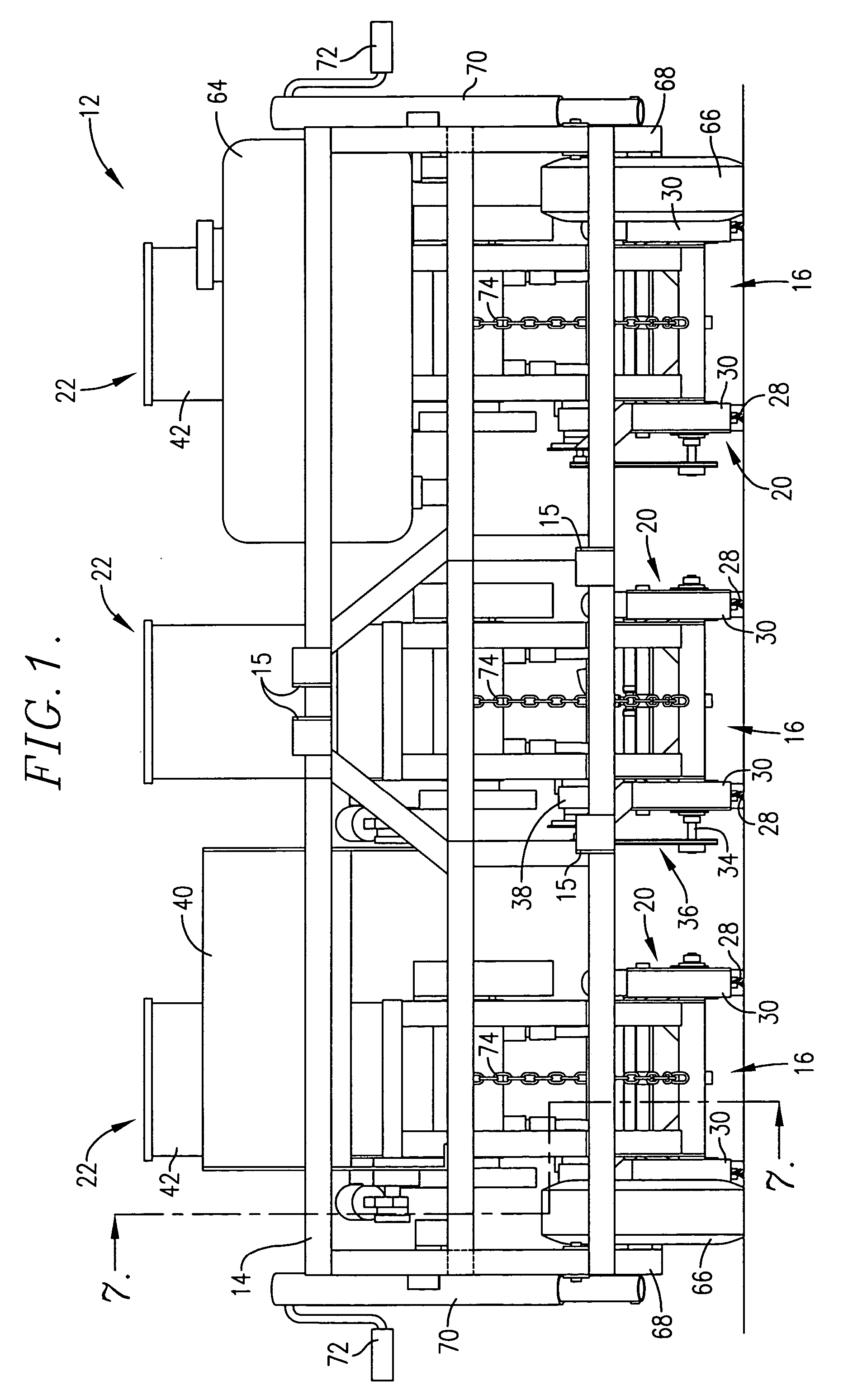 Method and equipment for interseeding an area of ground to convert the existing vegetation or to improve the quality of the existing vegetation