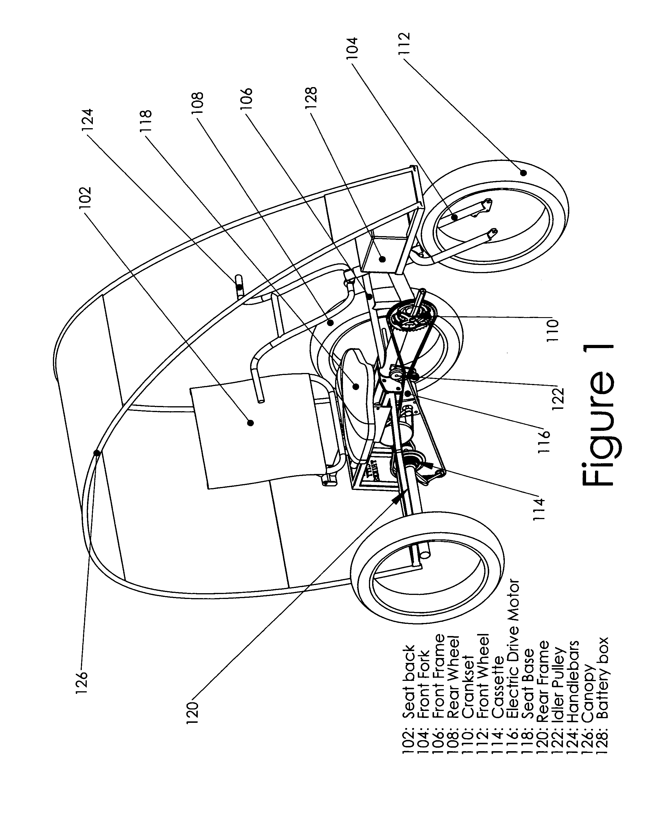 Recreational and utility three or four-wheeled recumbent cycle with on-demand zero emmissions electric motor and multi-geared manual pedal drive