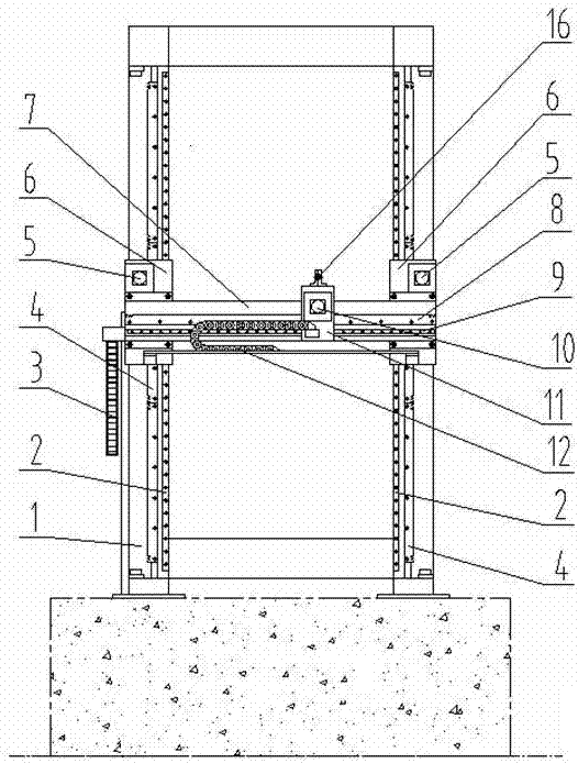 A numerical control galloping experimental device for overhead transmission lines