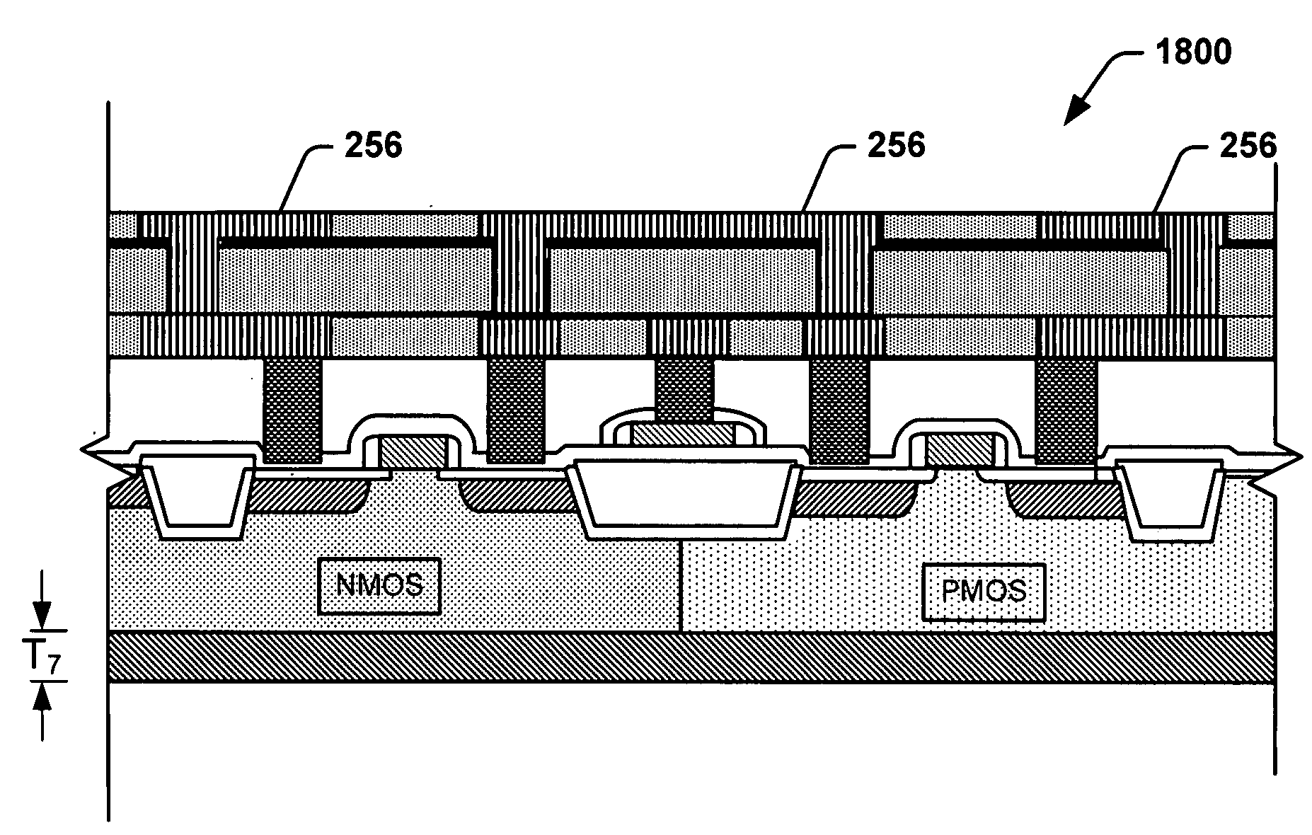 Thick oxide film for wafer backside prior to metalization loop