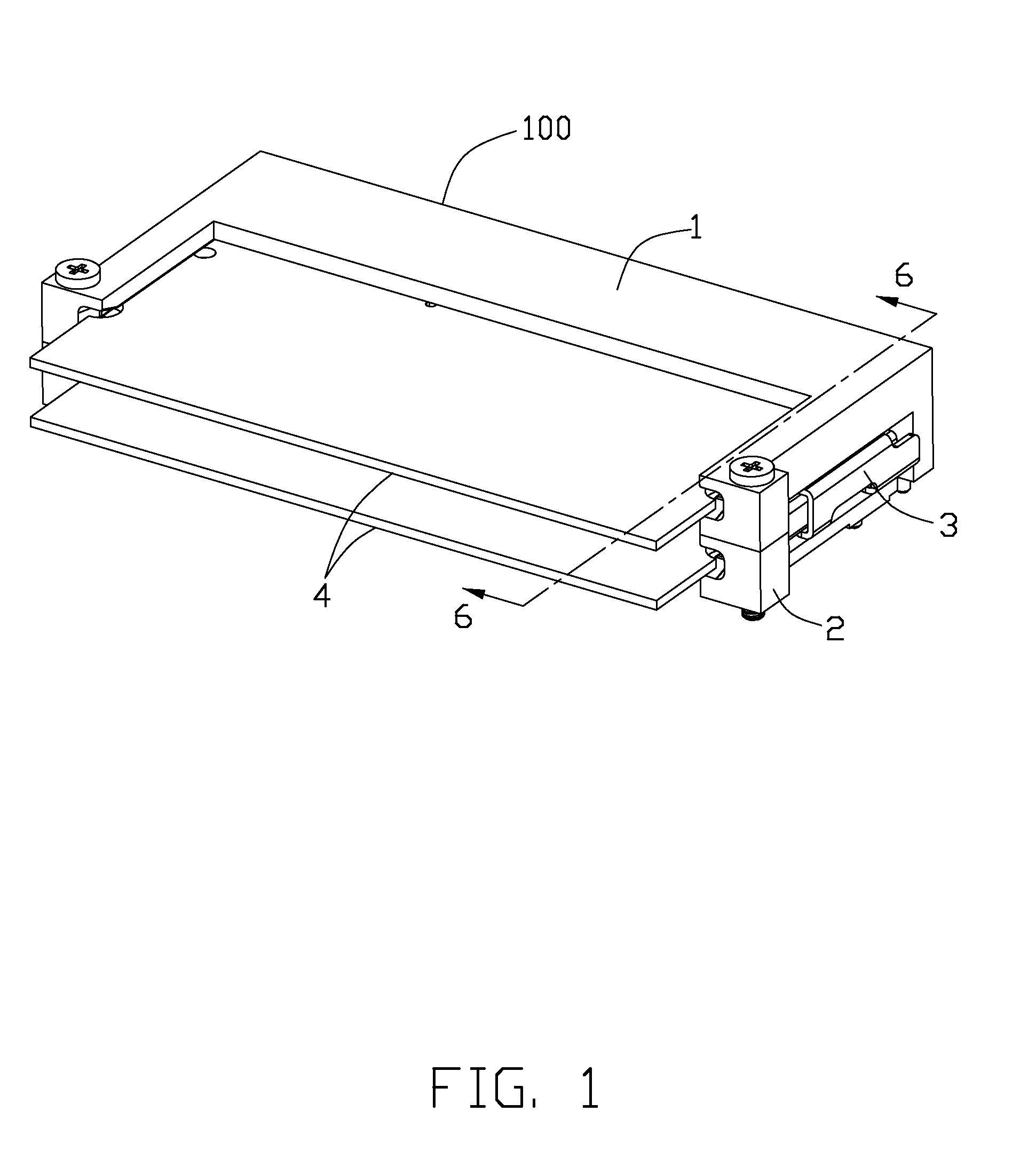 Stacked card edge connector assembly having ejector for removing inserted cards simultaneously