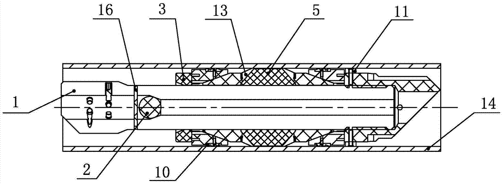 Ceramic slip composite bridge plug