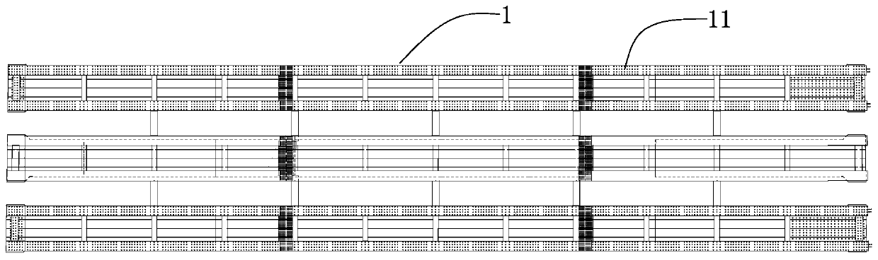 Construction method for high-pier large-span bridge steel mixing beam in mountainous area