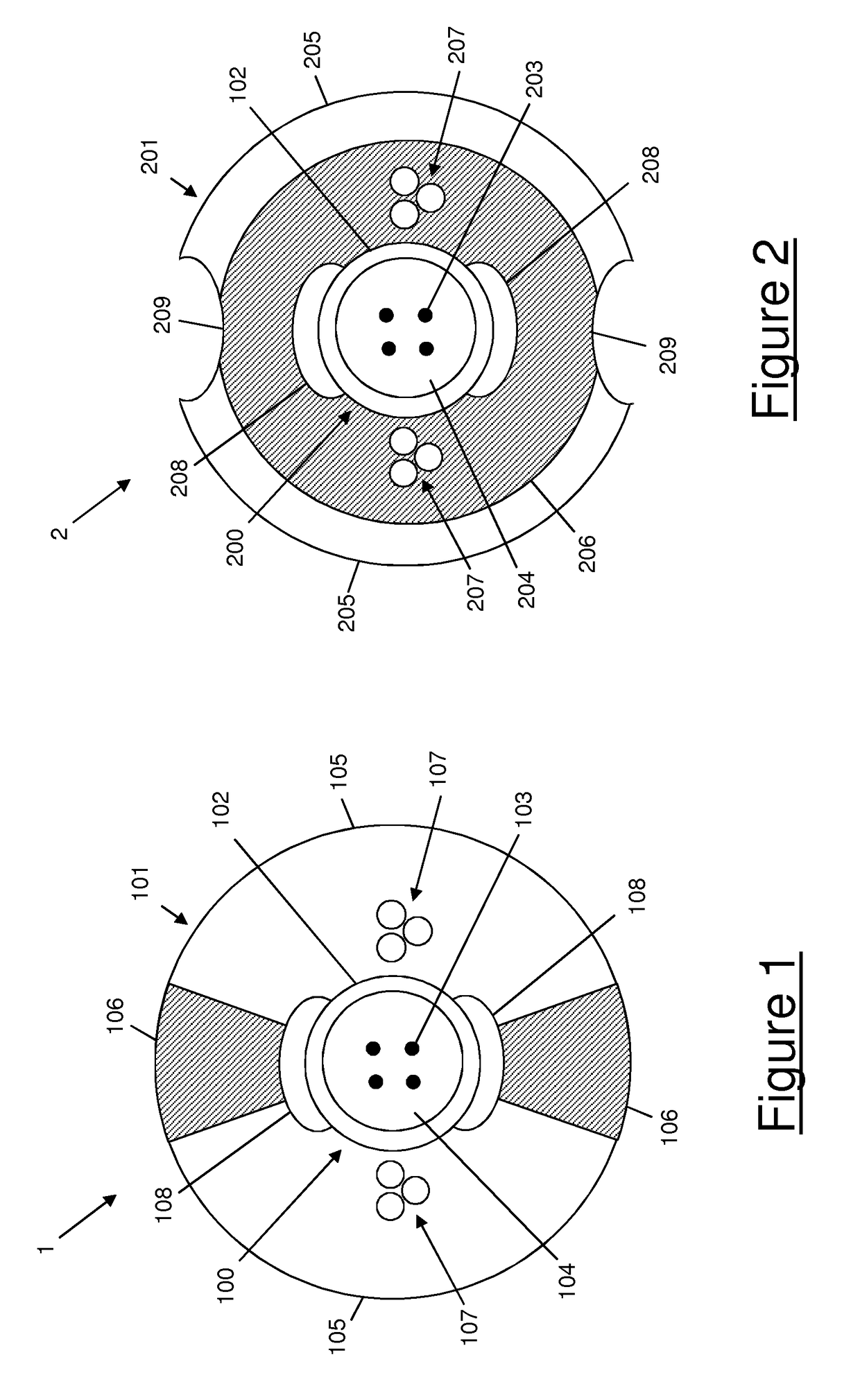 Optical cable for terrestrial networks