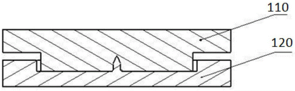 Preparing method of carbon fiber composite board and non-rivet riveting die and method of carbon fiber composite board and aluminum alloy board